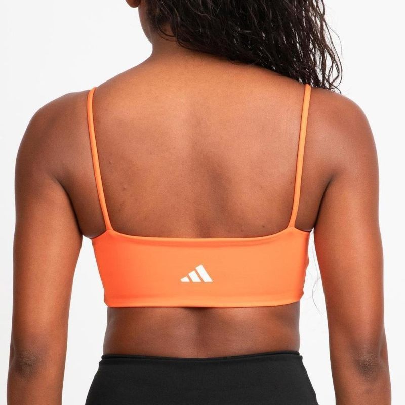 Top adidas essentials suporte leve feminino