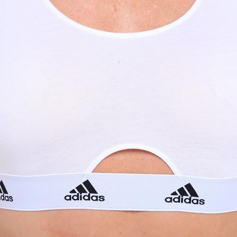 Top adidas decote cavado feminino