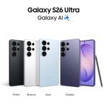 Smartphone samsung galaxy s26 ultra 5g tela 69" 256gb câmera quadrupla 200mp