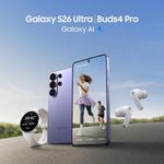 Smartphone samsung galaxy s26 ultra 5g tela 69" 256gb câmera quadrupla 200mp