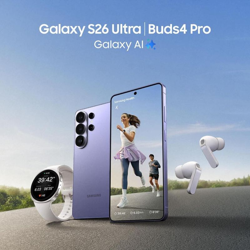 Smartphone samsung galaxy s26 ultra 5g tela 69" 512gb câmera quadrupla 200mp
