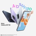 Smartphone samsung galaxy a57 5g tela 67" 128gb câmera 50mp azul escuro