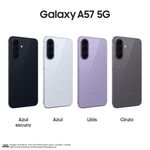 Smartphone samsung galaxy a57 5g tela 67" 128gb câmera 50mp azul escuro
