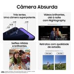 Smartphone samsung galaxy a57 5g tela 67" 128gb câmera 50mp azul escuro