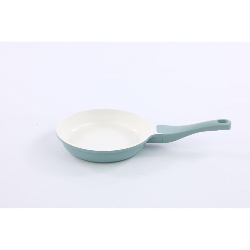 Frigideira em alumínio verde 14cm