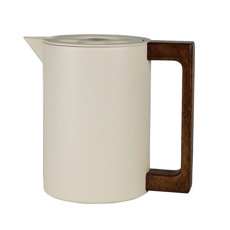 Garrafa térmica em inox 600ml brusque bege