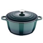 Caçarola redonda excalibur 24cm revestimento cerâmico verde