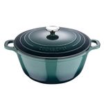 Caçarola redonda excalibur 28cm revestimento cerâmico verde