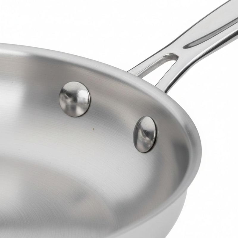 Frigideira chefs classic em inox de indução 24cm cuisinart