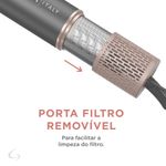 Secador de cabelo multistyler gama uniq flow 15 em 1 bivolt