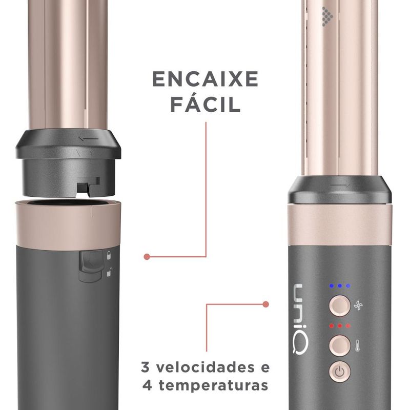Secador de cabelo multistyler gama uniq flow 15 em 1 bivolt