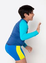 Camiseta manga longa menino teen tigre
