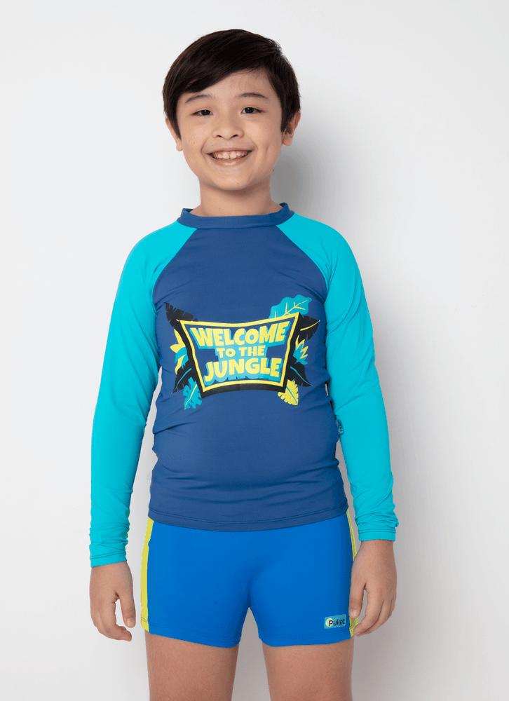 Camiseta manga longa menino teen tigre
