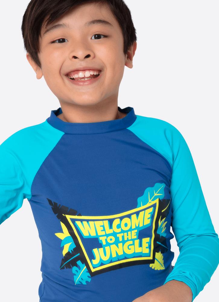 Camiseta manga longa menino teen tigre