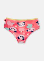 Calcinha caleçon algodão menina teen panda romântico