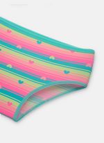 Calcinha boneca microfibra menina teen listras