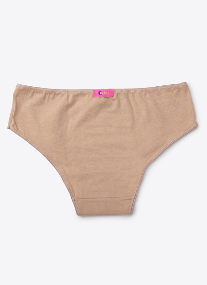 Calcinha boneca algodão menina teen básica