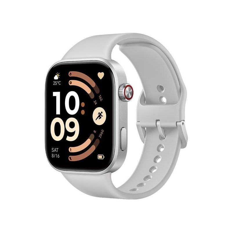 Smartwatch Xiaomi Redmi Watch 6 GPS GNSS Monitor de Saúde Prata
