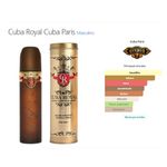 Perfume Cuba Royal Masculino Eau de Parfum Oriental 100ML Cuba Paris