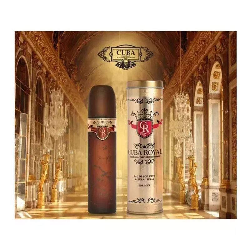 Perfume Cuba Royal Masculino Eau de Parfum Oriental 100ML Cuba Paris