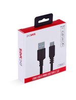 Cabo Para Celular Smartphone Usb Tipo C Para Usb A 30 1 Metro Preto - P3uacp-1