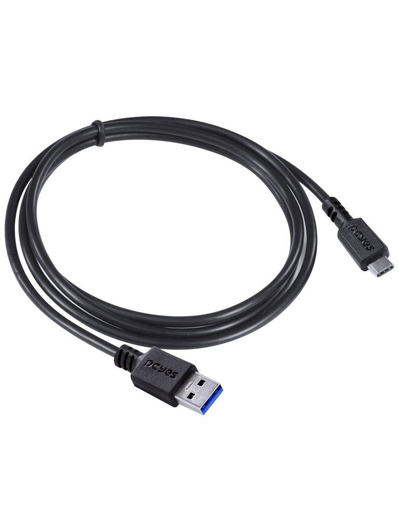 Cabo Para Celular Smartphone Usb Tipo C Para Usb A 30 1 Metro Preto - P3uacp-1