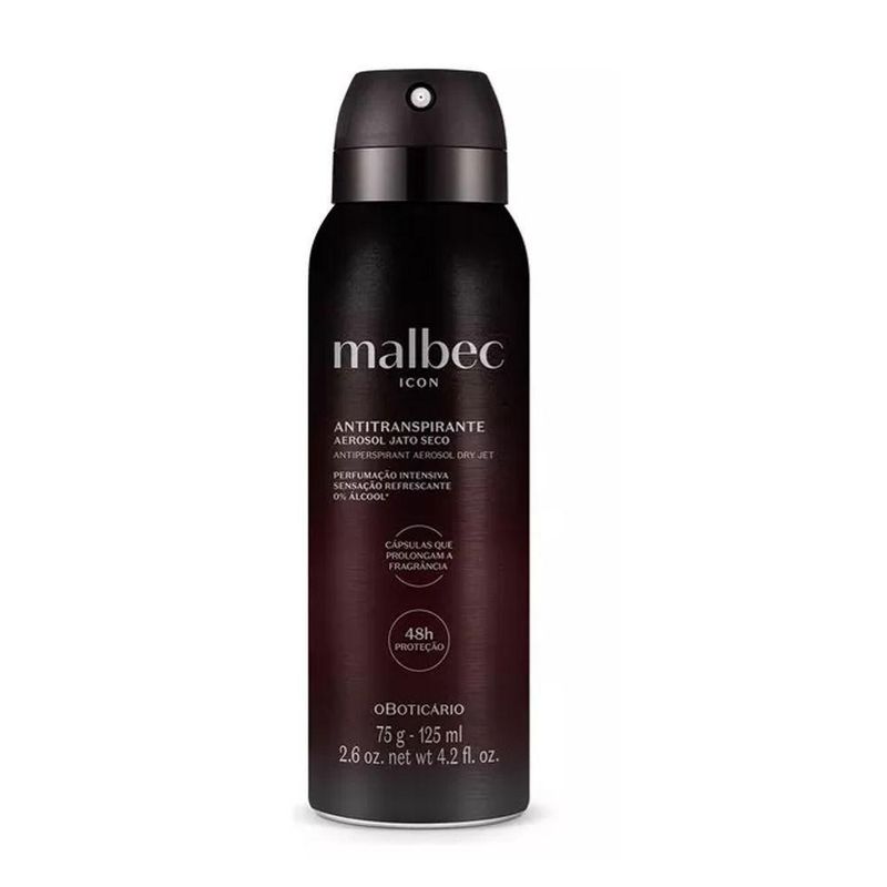 Combo Malbec Icon | Colônia 100ml + Desodorante 75g/125ml