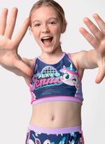 Biquíni menina teen unicórnio tênis