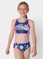 Biquíni menina teen unicórnio tênis