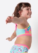 Biquíni menina unicórnio aloha