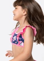 Biquíni menina unicórnio encantado