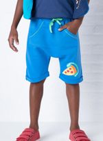 Bermuda moletom menino junk food