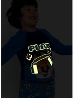 Pijama manga longa viscolycra menino raposa gamer