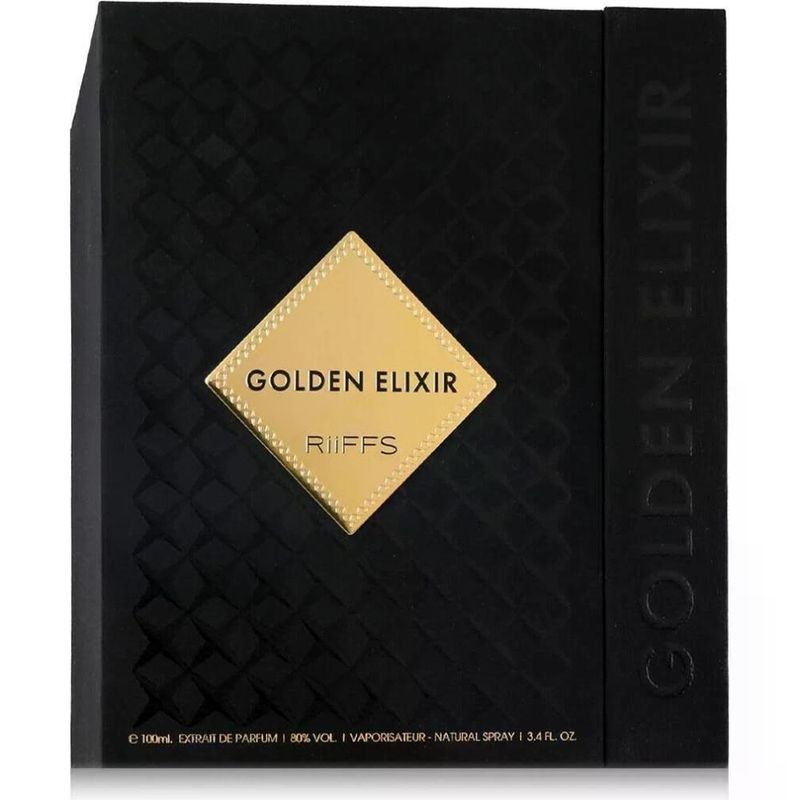 Riiffs golden elixir extrait de parfum unissex 100ml