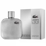 Lacoste l1212 silver grey eau de parfum masculino 100ml