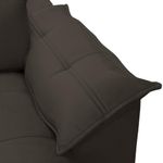 Sofá 3 Lugares Giotto F04 Retrátil Reclinável 230CM Marrom Escuro Veludo Lyam Decor