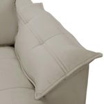 Sofá 3 Lugares Giotto F04 Retrátil Reclinável 210CM Veludo Bege Lyam Decor