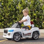 Carrinho de Passeio Infantil BM Laram com Anel de Proteção Cinto de Segurança Branco Maral
