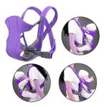 Canguru para Bebe Ergonomico 3 Posicoes Suporte Seguro Design Ajustavel Leve Portatil Roxo