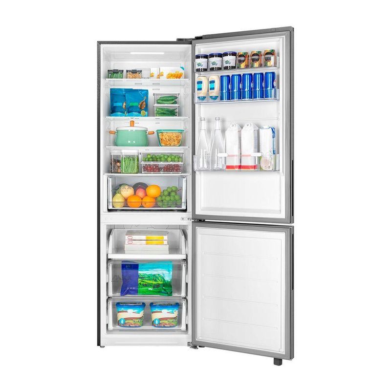 Refrigerador Midea Frost Free Inverse 401L Inverter Inox Bivolt (MDRB548FGD463)