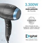Secador profissional pluma digital 3300w