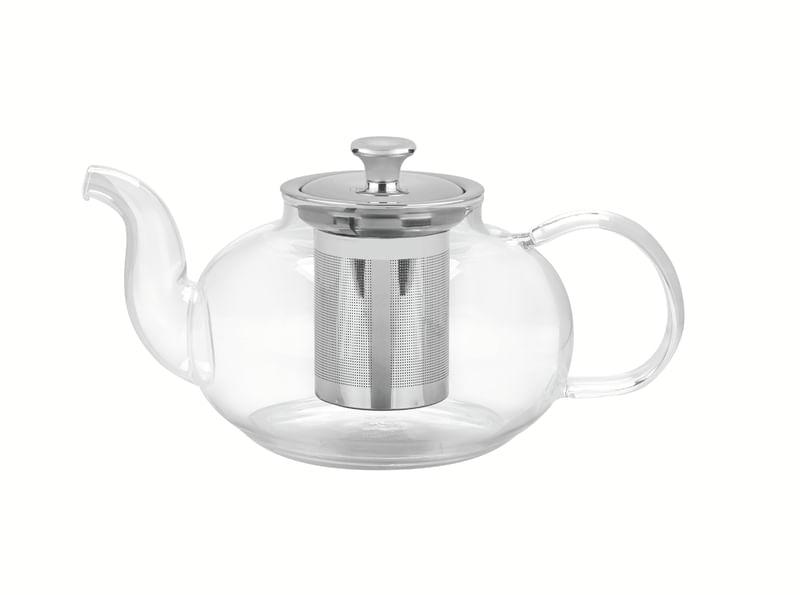 Bule em vidro com tampa aco inox 1l tramontina
