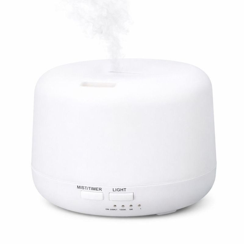 Aromatizador Umidificador Difusor A770 Aquilae 300ML LED RGB Ionizador Branco Bivolt
