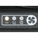 Ventilador 18cm 18v hibrido alimentação ca ou bateria makita