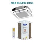 Ar Condicionado Split Cassete 4 Vias Carrier 36000 BTUs Frio Inverter 220V R32 (38CCVF36515MCA)