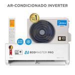 Ar Condicionado Split Inverter Midea AI Ecomaster Pro 12000 BTUs Frio 220V 38EZVCB12M5