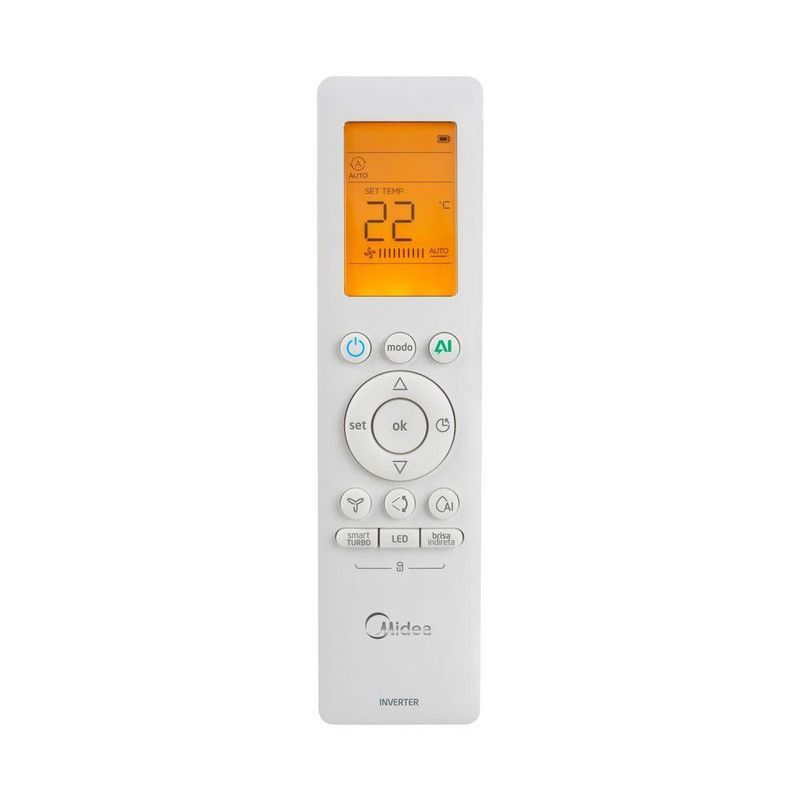 Ar Condicionado Split Inverter Midea AI Ecomaster Black 18000 BTUs Quente e Frio 220V 38EMVQA18M5