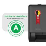 Ar Condicionado Split Inverter Midea AI Ecomaster Black 18000 BTUs Quente e Frio 220V 38EMVQA18M5
