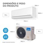 Ar Condicionado Split Inverter Midea AI Ecomaster Pro 9000 BTUs Frio 220V 38EZVCB09M5