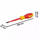 Chave VDE Torx TX 20 x 100 milímetros 1000 volts BOSCH